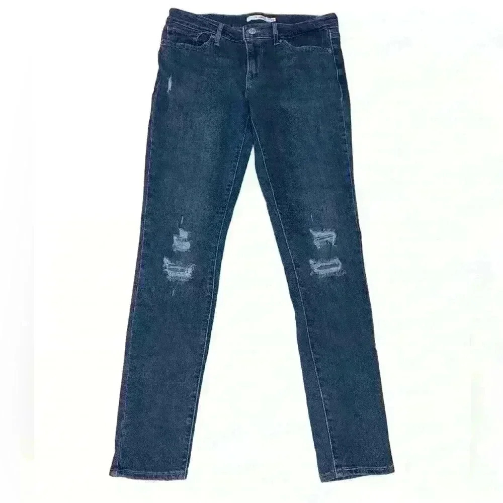 Women’s Levi’s 711 Distressed Skinny Jeans